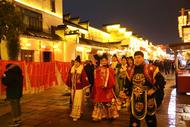 元宵節，黟縣古城花燈“亮”了