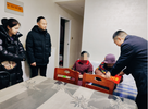 蚌埠市残联一行看望慰问蚌山区雪华乡（宏业村街道）困难残疾人