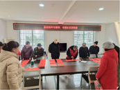 雪華鄉（宏業村街道）第一社區：喜迎新年寫春聯 情暖社區送祝福