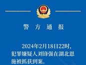 河南鄢陵發(fā)生重大刑事案件 警方最新通報：嫌疑人在湖北落網(wǎng)