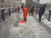 合肥城管啟動應急預案 上街除雪保暢通