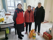雪華鄉（宏業村街道）第四社區開展春節慰問特扶家庭暖人心活動
