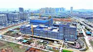 浙大二院安徽醫院項目預計6月份所有單體主體結構施工全部完成