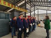 義城社區(qū)工會(huì)進(jìn)企業(yè)開展安全宣傳活動(dòng)