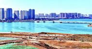 龍子湖國家級幸福河湖項目建設正酣，預計“五一”開放