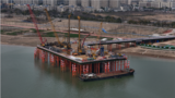 蚌埠延安路淮河大桥主墩首桩顺利灌注
