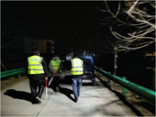 臨北回族鄉(xiāng)官塘鋪村：夜間巡邏構建平安村莊