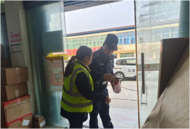 懷寧縣黃墩派出所開展消防安全大檢查