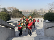 雪華鄉（宏業村街道）沈圩社區：清明·追尋先烈足跡，傳承紅色精神