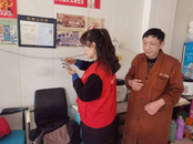 雪華鄉（宏業村街道）第一社區全面推動食品安全落實落細
