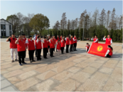 潁上縣紅雨傘協(xié)會黨支部開展“緬懷革命先烈，傳承紅色精神”紀念革命先烈活動