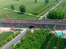 阜淮铁路蒙城特大桥跨S416省道连续梁浇筑完成