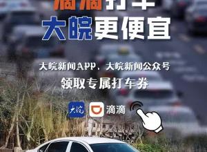 上大皖，打车更便宜！