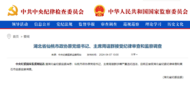 湖北官方通報，周誼群涉嫌嚴重違紀違法被查