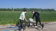 淮北市杜集區高岳街道：無人機助力“智能飛防”