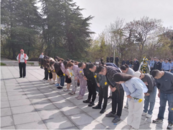 禹會區退役軍人事務局切實做好清明祭掃活動