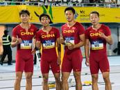 中国男子4X100米接力队锁定巴黎奥运会“席位”