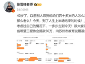 張雪峰40歲生日再捐款150萬