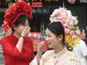 文化中國行丨肥東：大人孩子戴簪花，欲把春色留頭上