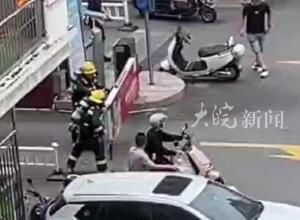 消防进小区灭火遇道闸挡道 ，保安不在岗 消防员强力拆除 ，街道回应：督促加强小区管理