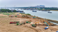 靚淮河工程（席家溝——朝陽路橋段）啟動建設