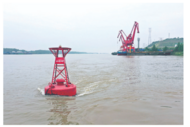 長江銅陵段水位上漲
