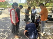 雪華鄉（宏業村街道）第一社區：小區臭氣惹人煩 社區迅速解民憂