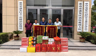 淮南市古溝回族鄉慰問潘集消防救援大隊