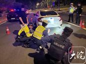 馬鞍山交警整治“飆車炸街”