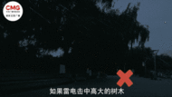 遼寧錦州2名旅客在火車站廣場遭雷擊