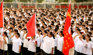 臨泉三中：1760名學子宣誓步入中考