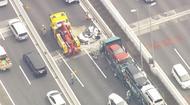 日本東京發(fā)生多車(chē)相撞事故 致7人受傷