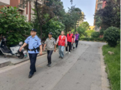 雪華鄉（宏業村街道）第一社區：持續強化巡邏防控 “巡”出群眾滿滿安全感