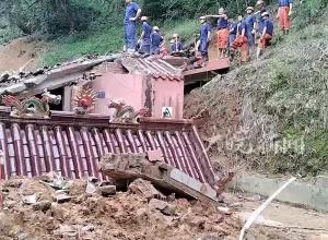 噩耗传来！福建上杭山体滑坡，被埋6人全部遇难，系在建筑内避险的一家6口