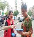 安慶經開區天寶社區婦聯開展反詐宣傳活動