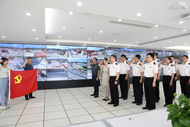 合肥經開區綜合保稅區管理局黨建聯盟走近合肥派河港