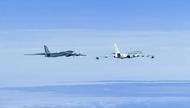 中俄空軍轟炸機編隊，飛越白令海