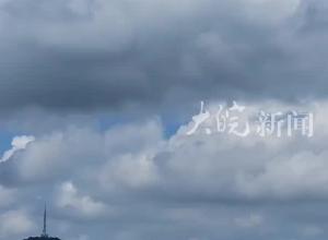 蓝天做幕布，白云做主角合肥天空“颜值”爆表
