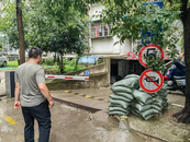 鼓樓街道大田拐社區：汛情就是命令 黨員模范先行