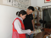 雪華鄉（宏業村街道）施徐光彩社區新時代文明實踐站開展食品安全科普宣傳活動