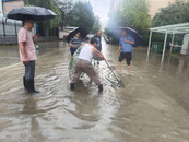 平橋鄉平安社區全力以赴做好城市防汛工作