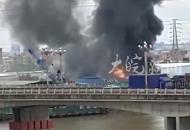 廣東東莞一化工廠突發爆炸并起火！消防通報：有人身體不適送醫