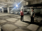 黃莊街道朝陽社區開展地下車庫防汛安全隱患排查工作