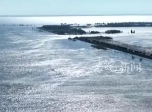 最新画面！洞庭湖决堤现场：溃口宽220米 内外水位差0.17米