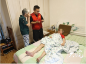 雪華鄉（宏業村街道）沈圩社區:我為群眾辦實事——養老認證上門辦，助老服務零距離