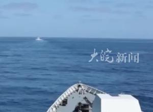完成双边联合训练后 摩洛哥海军用中文告别中国海军 “祝你们好运，再见！”