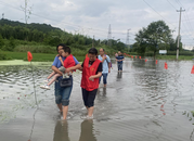 貴池區(qū)墩上街道：堅守防汛一線 解救受困群眾