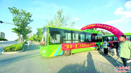 六安市首趟“納涼公交”發車