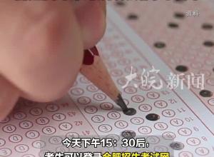 合肥市区中考成绩7月1日下午公布 普通高中录取分数线同时发布