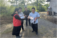 懷寧金拱興勝村：入戶開展反詐宣傳活動  